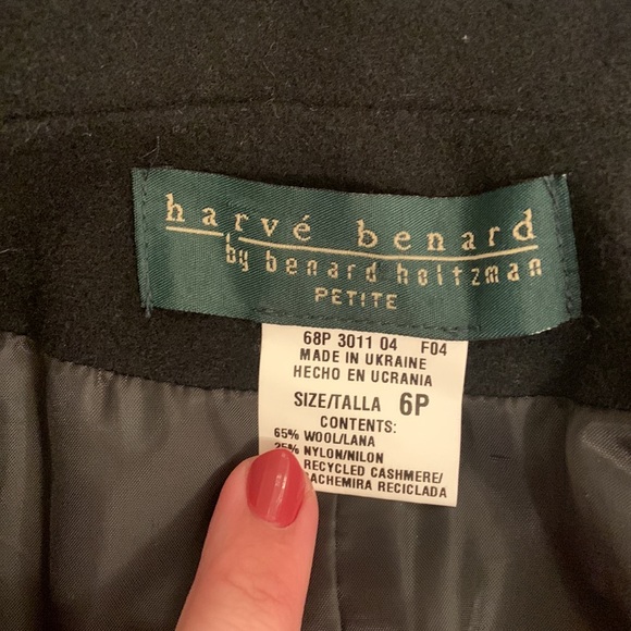 Harvé Benard By Benard Holtzman Wool & Cashmere Jacket - Picture 6 of 7